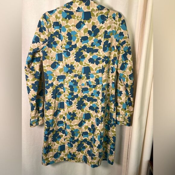 Old Navy floral pea coat 🌺 lined 🌺 excellent condition 🌺 small - Picture 2 of 10
